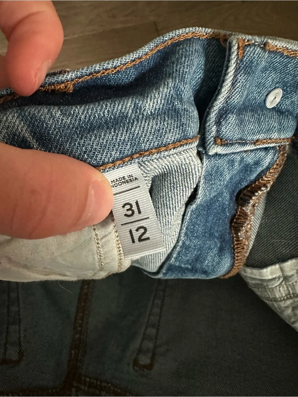 LOFT Blue Denim Jean Shorts